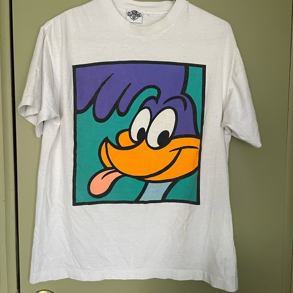 Warner Bros. Tops - VTG 1991 Acme Clothing Roadrunner Shirt